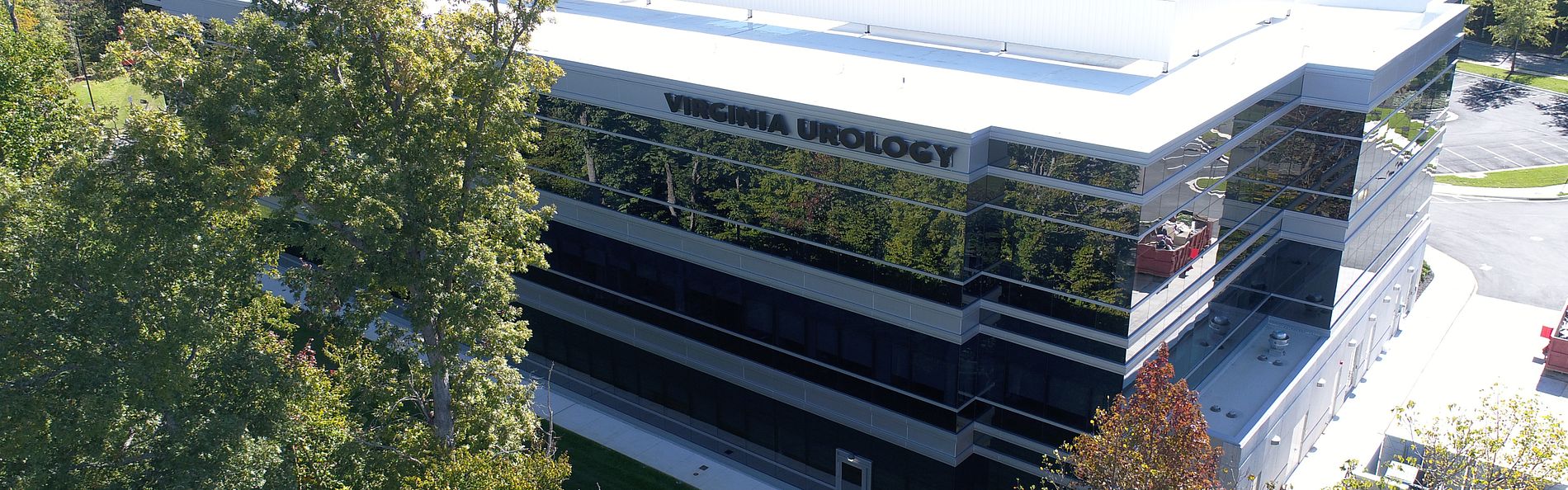 Side/upper view of the newly built Virginia Urology.
