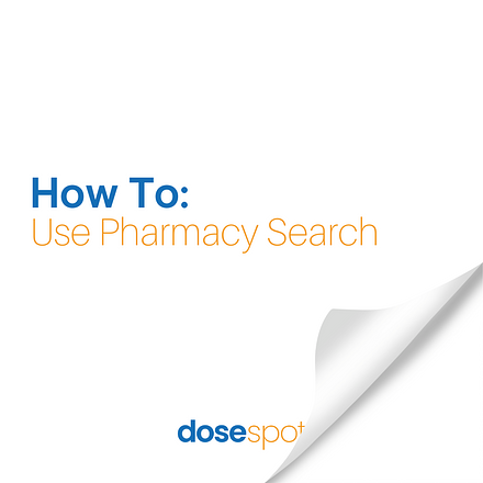 How to Use Pharmacy Search