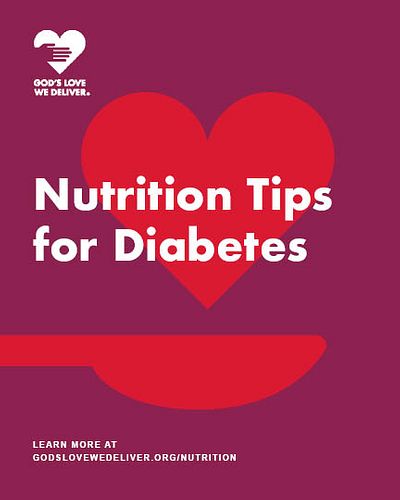 Nutrition Tips for Diabets booklet cover