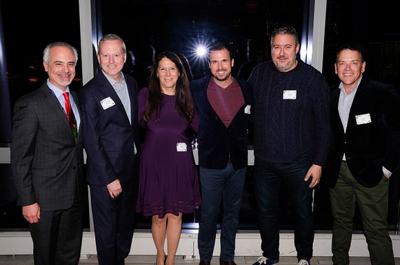 Mike Tuccillo, David Ludwigson, Karen Pearl, Terrence Meck, Alfredo Paredes & Scott Durkin at the Volunteer Leadership Holiday Party 2019