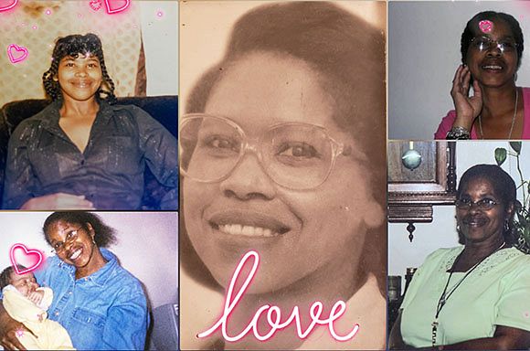 A photo collage of Sharon Braxton.