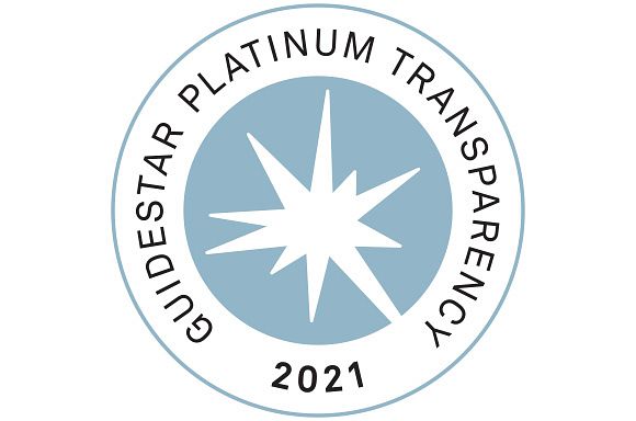 A 2021 Guidestar Platinum Transparency Seal.
