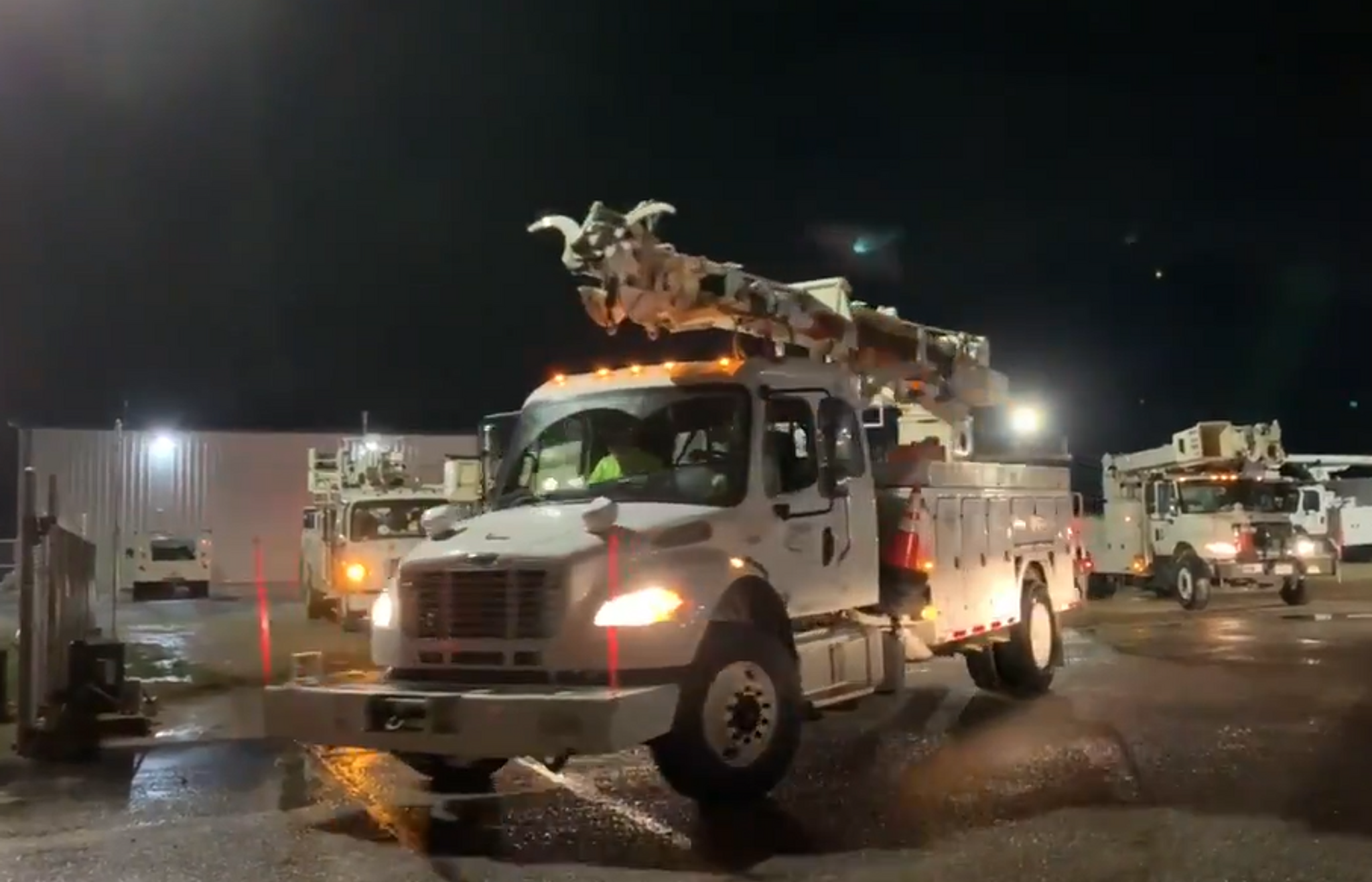 South River EMC rolls truck after Hurricane Dorian