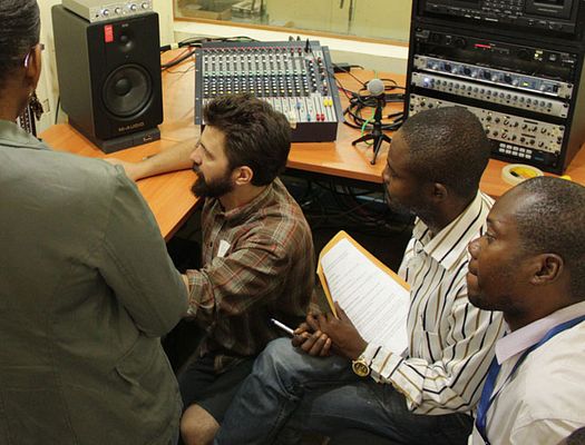 Studio training for PMC staff in the DRC