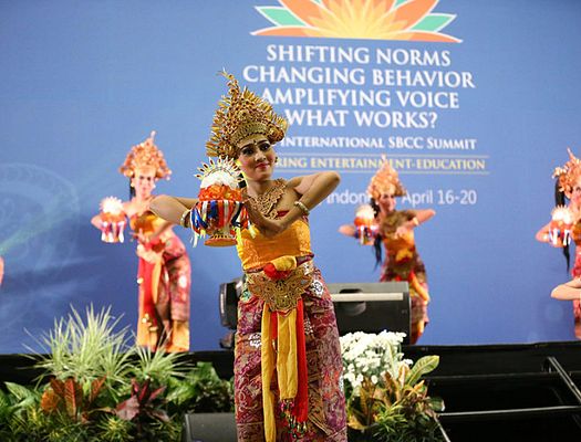 Dancers at the SBCC Summit opening ceremony