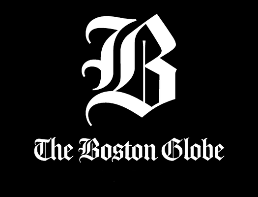 Block box of B boston globe logo
