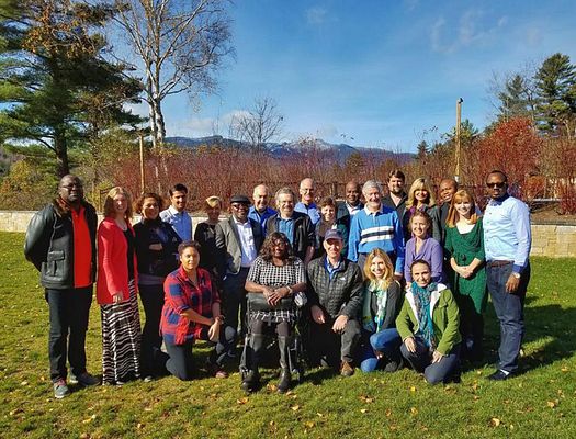 PMC staff gathered at the 2017 work retreat