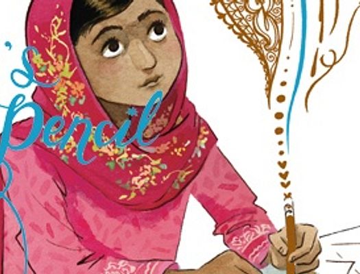 The cover of Malala's book titled Malala Magic Pencil